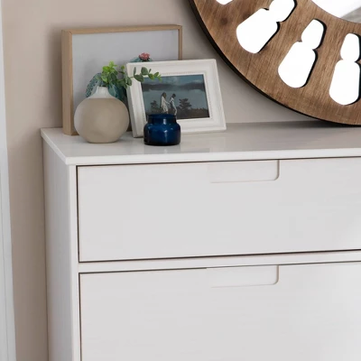 Mid-Century Modern Groove Wood 6 Drawer Dresser - Saracina Home - Image 3