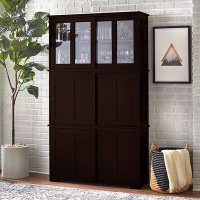 Pacific Stackable Sliding Glass Doors Cabinet - Buylateral - Image 4