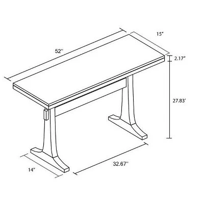 Pedestal Wood Console Table - Natural - Hearth & Hand™ With Magnolia - Image 6