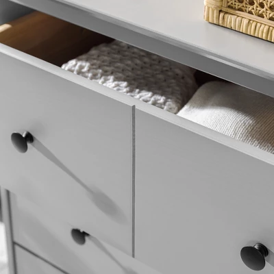 Stiva Classic Mid-Century Modern Horizontal 6 Drawer Dresser - Saracina Home - Image 12