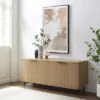 Modern 4 Door Reeded Sideboard - Saracina Home