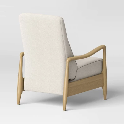 Dusk Mid-Century Wooden Arm Recliner - Threshold™ - Image 3