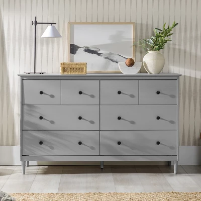 Stiva Classic Mid-Century Modern Horizontal 6 Drawer Dresser - Saracina Home - Image 3