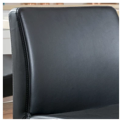 30" Vasos Bonded Leather Barstool Set 2ct - Christopher Knight Home - Image 2