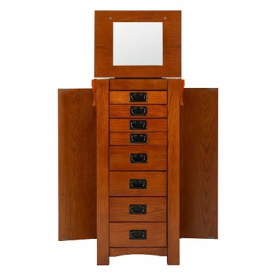 Delia Jewelry Armoire Brown - Powell Company - Image 2