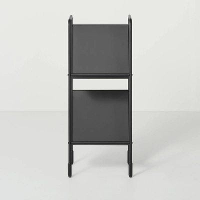 Two-Tier Metal Vinyl Record Storage Rack Black - Hearth & Hand™ With Magnolia - Image 2