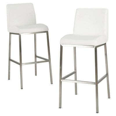 30" Vasos Bonded Leather Barstool Set 2ct - Christopher Knight Home - Image 5