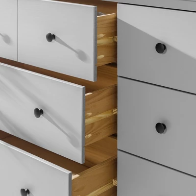 Stiva Classic Mid-Century Modern Horizontal 6 Drawer Dresser - Saracina Home - Image 13