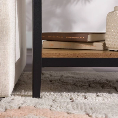 Set Of 2 Benny Urban Industrial Angle Iron Side Tables - Saracina Home - Image 8