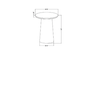 Round Wood Pedestal Accent Side Table - Hearth & Hand™ With Magnolia - Image 5