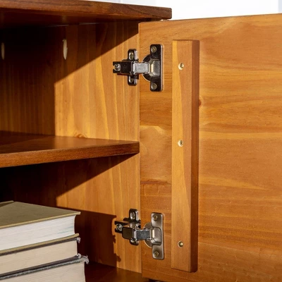 Solid Wood Mid-Century Modern TV Stand For TVs Up To 65" - Saracina Home - Image 8