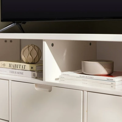 Cara Mid-Century Modern 3 Drawer Corner TV Stand For TVs Up To 58" - Saracina Home - Image 12