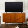Mid-Century Modern Wood Console TV Stand For TVs Up To 65" - Saracina Home