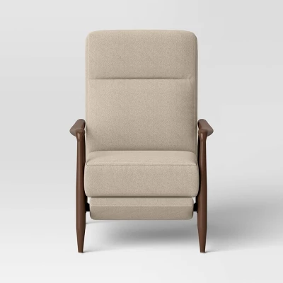 Dusk Mid-Century Wooden Arm Recliner - Threshold™ - Image 2