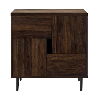 Modern Accent Cabinet With Color Pop Interior - Saracina Home - Image 3